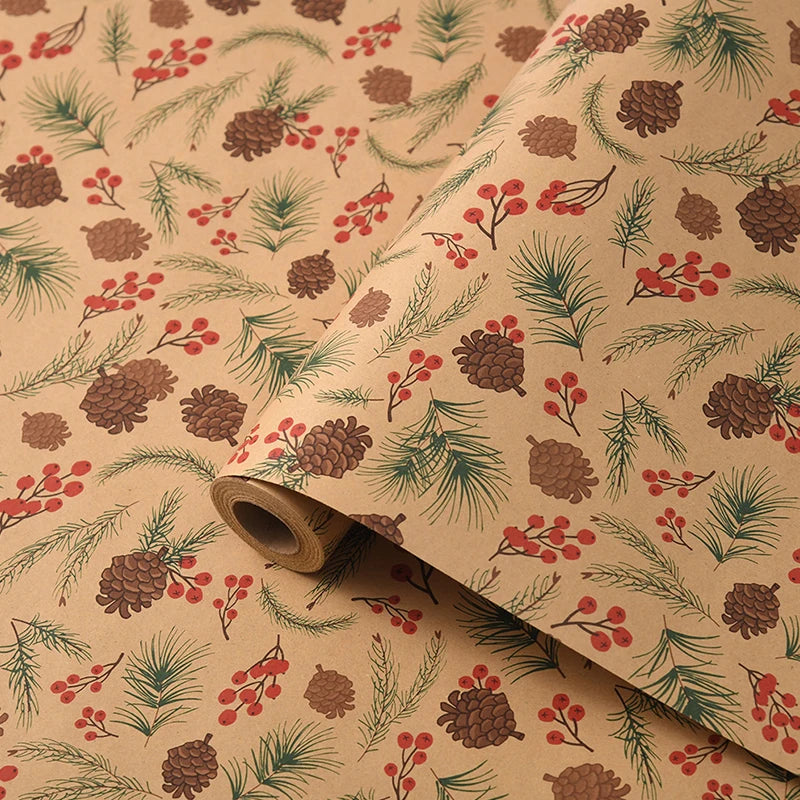 XL Christmas Wrapping Paper | Sketch Galore | Durable Material