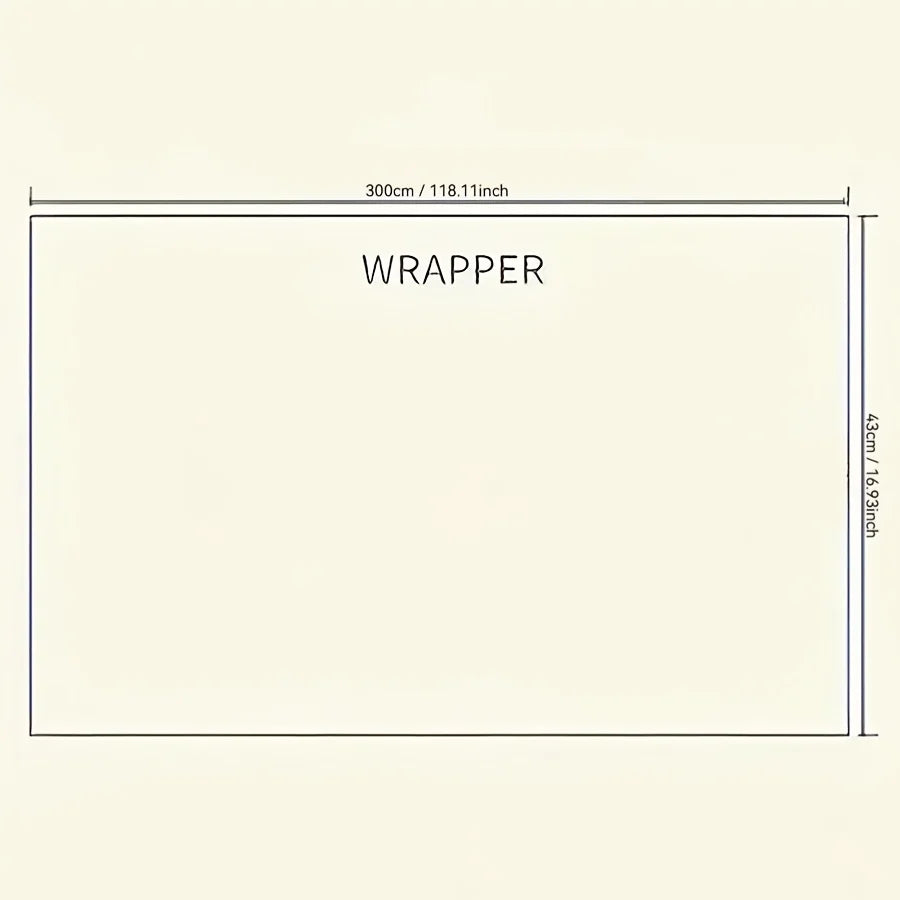 XL Christmas Wrapping Paper | Pine Tree Pattern | Durable Material