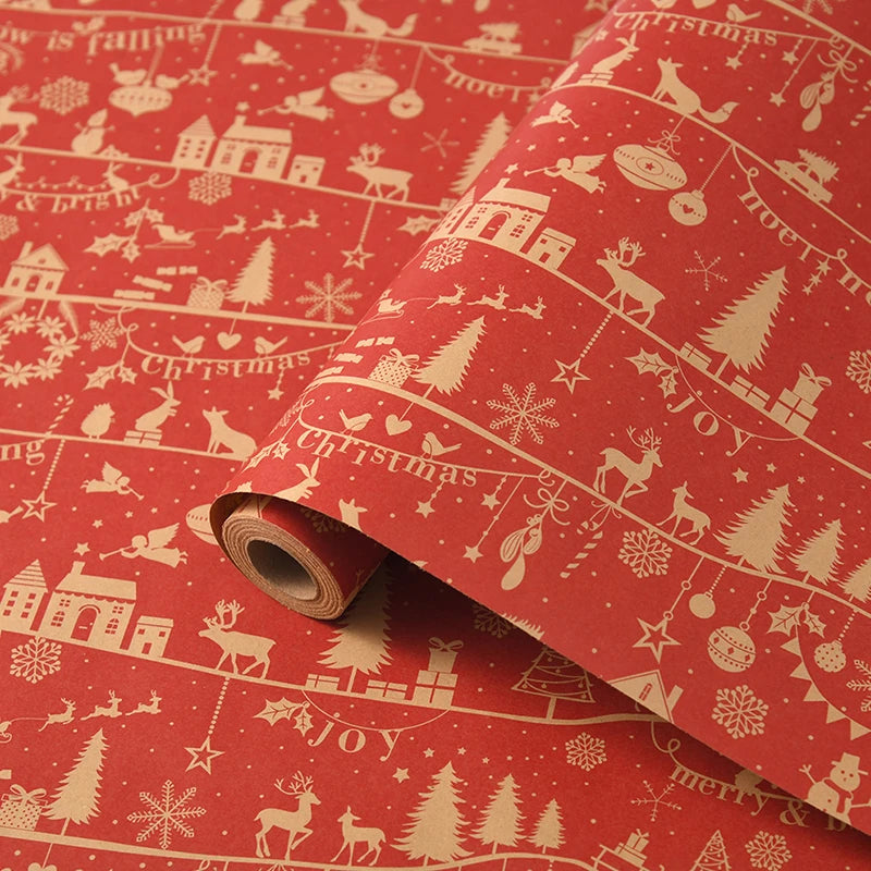 XL Christmas Wrapping Paper | Sketch Galore | Durable Material