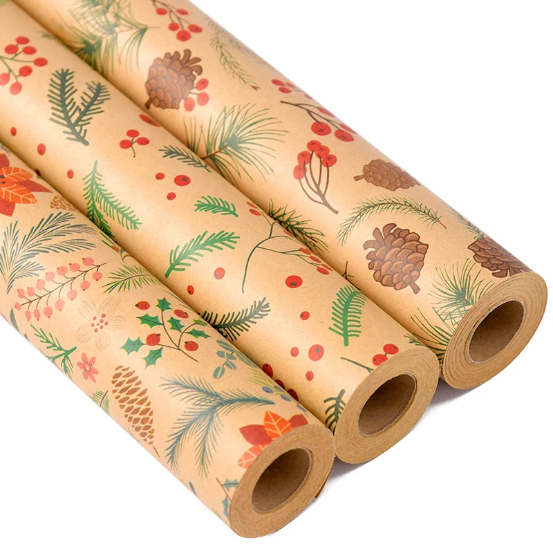 XL Christmas Wrapping Paper | Sketch Galore | Durable Material